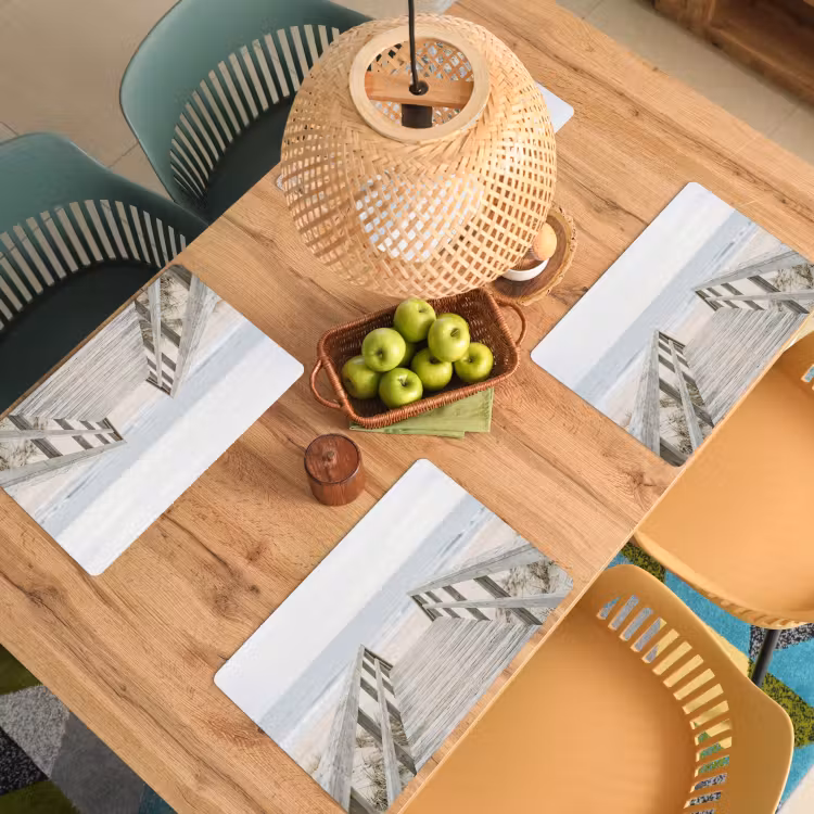 Tischset - 6 Stück - Dünen - Decking - Meer — 4