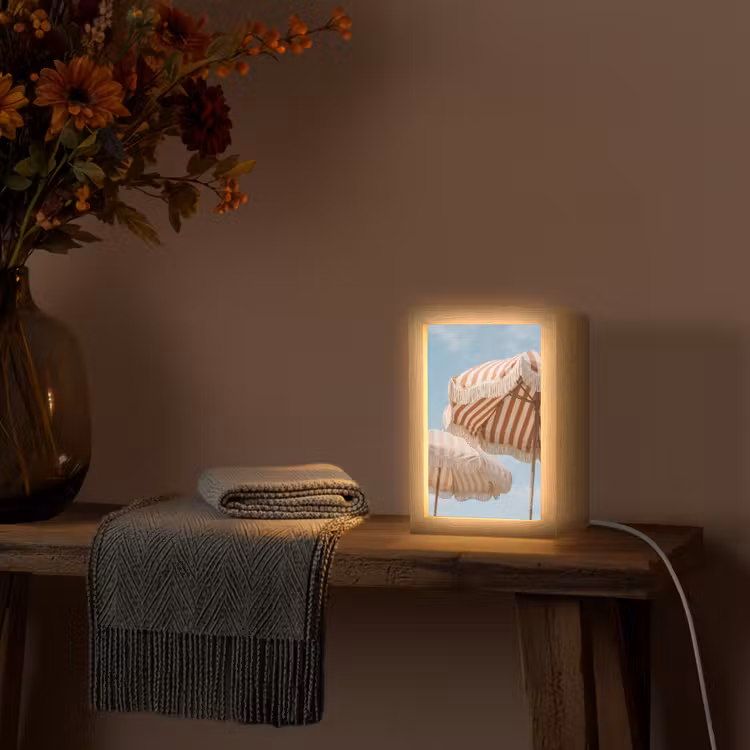 Tischlampe - Sonnenschirm - Luft - Rot — 2