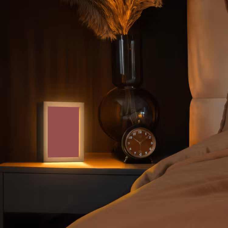 Tischlampe - Scheune – Antik – Rot — 3