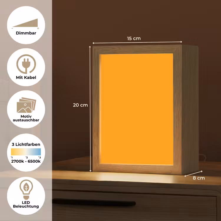 Tischlampe - Warm – Ocker – Orange — 7