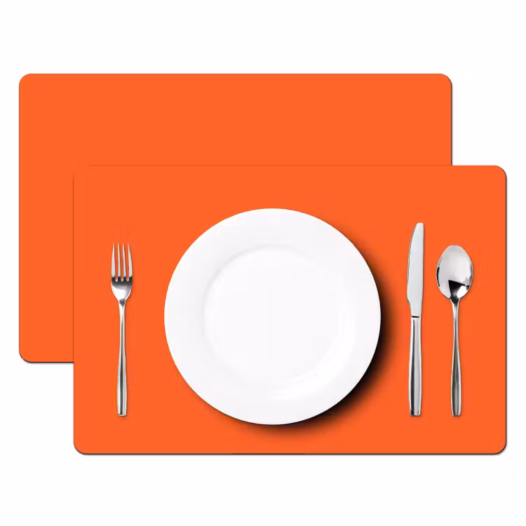 Tischset - 6 Stück - Lebhaft – Bernstein – Orange — 2