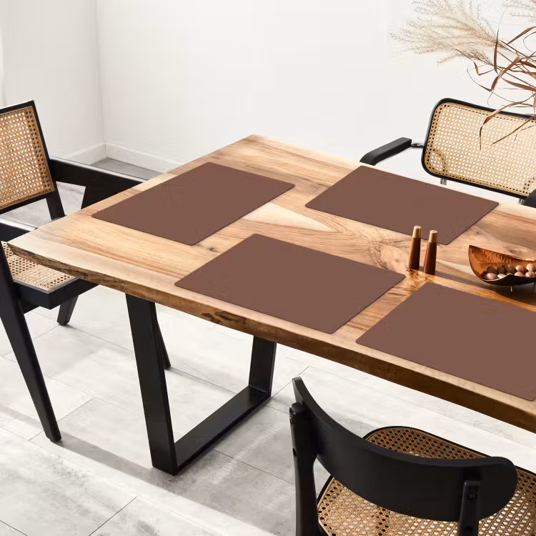 Tischset - 6 Stück - Muted – Chestnut – Braun — 3