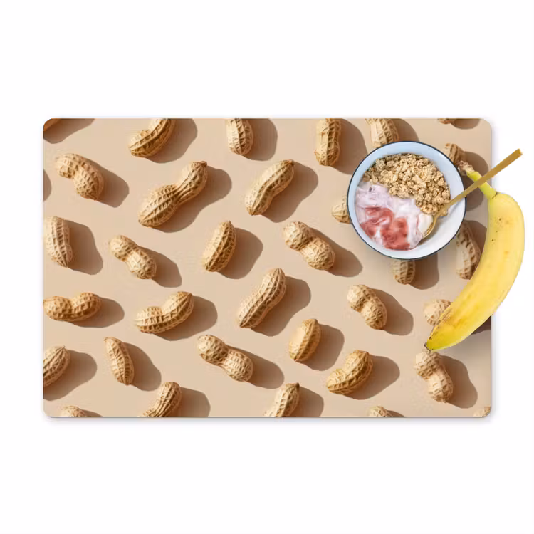 Tischset - 6 Stück - Peanuts - Muster - Beige — 1