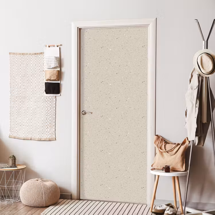 Türtapete - Hellbeige - Terrazzo - Grau — 7