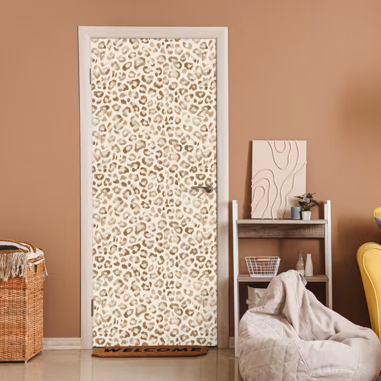 Türtapete - Leopard - Klassisch - Beige — 2