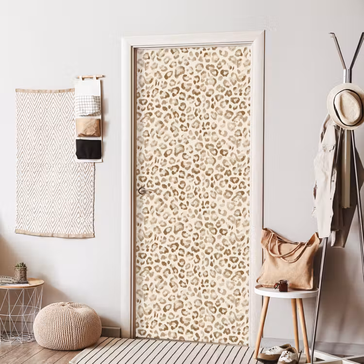 Türtapete - Leopard - Klassisch - Beige — 7