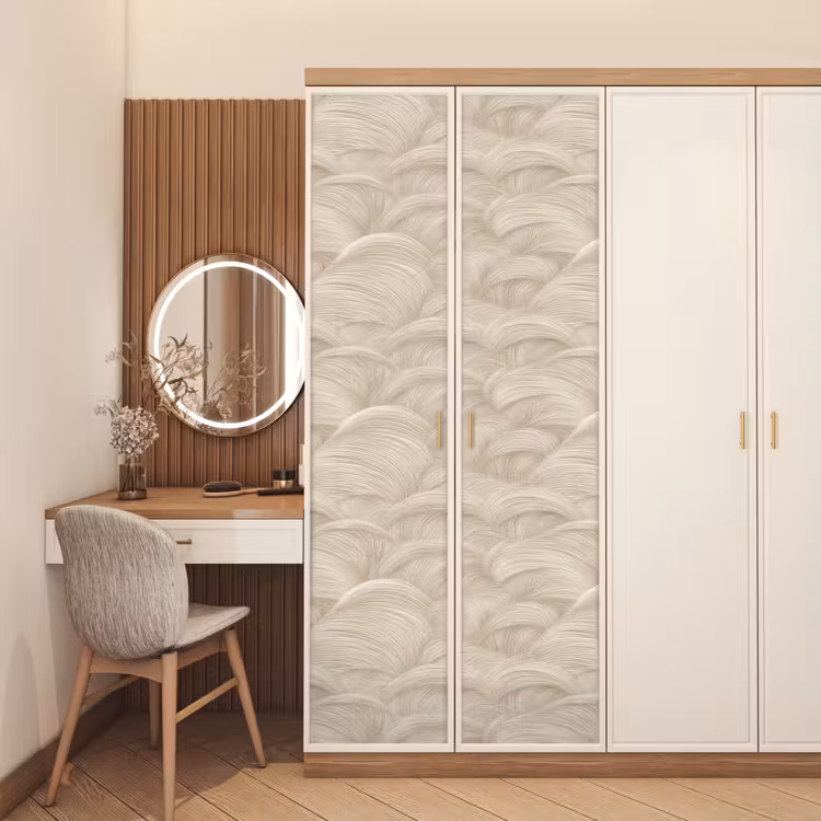 Türtapete - Bögen - Muster - Beige — 4