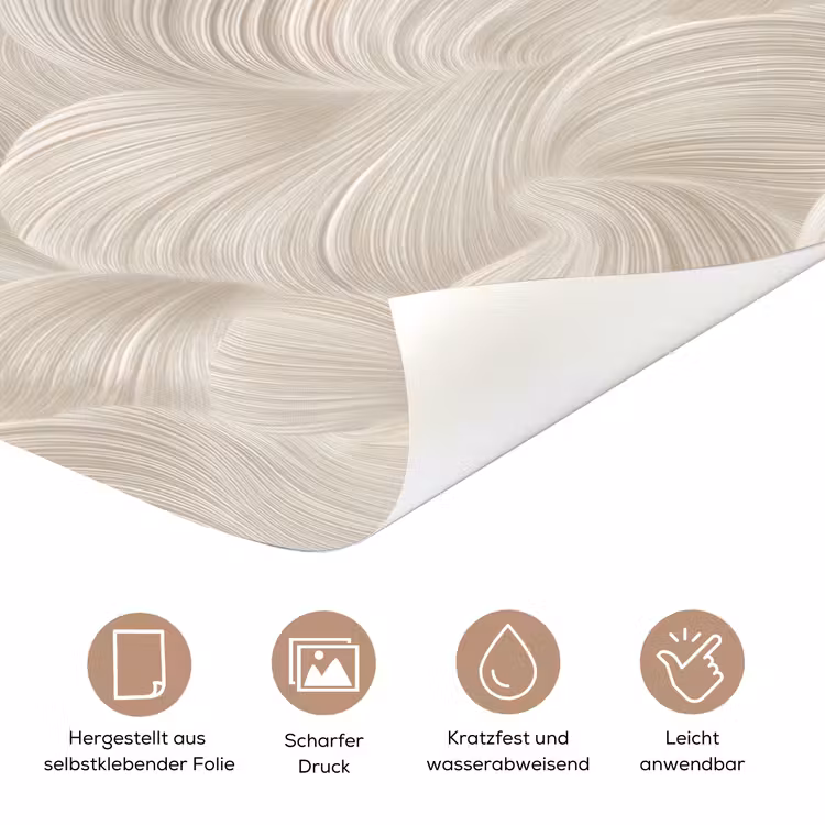 Türtapete - Lines - Ventilator - Beige — 5