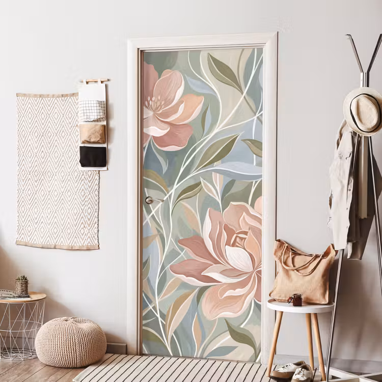 Türtapete - Elegant - Romantisch - Rosa — 7