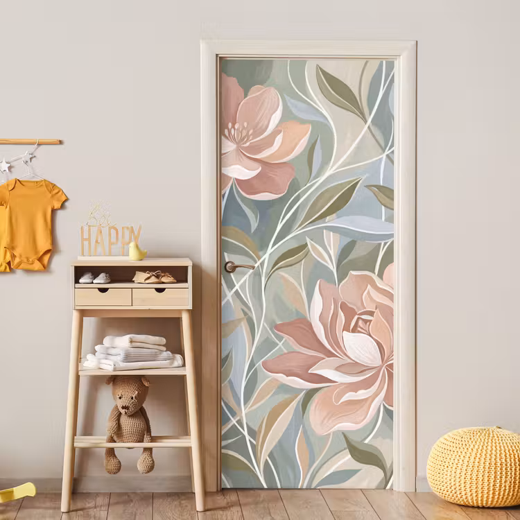 Türtapete - Elegant - Romantisch - Rosa — 8
