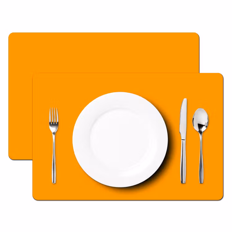 Tischset - 6 Stück - Warm – Ocker – Orange — 2