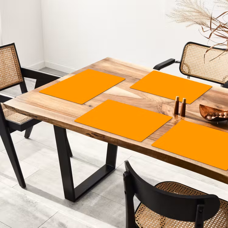 Tischset - 6 Stück - Warm – Ocker – Orange — 3