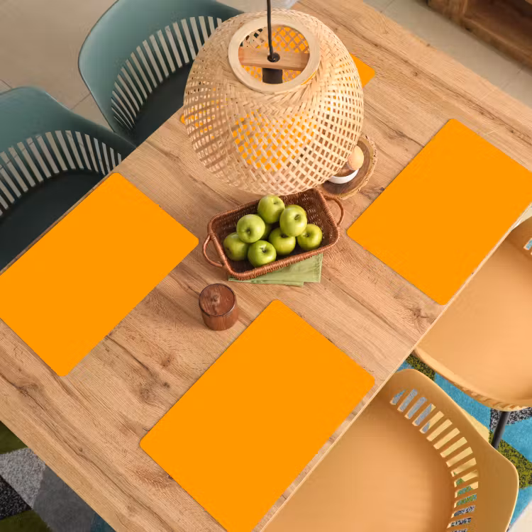 Tischset - 6 Stück - Warm – Ocker – Orange — 4