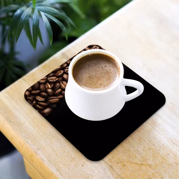 Untersetzer​ - Kaffeebohnen - Schwarz - Einfach — 3