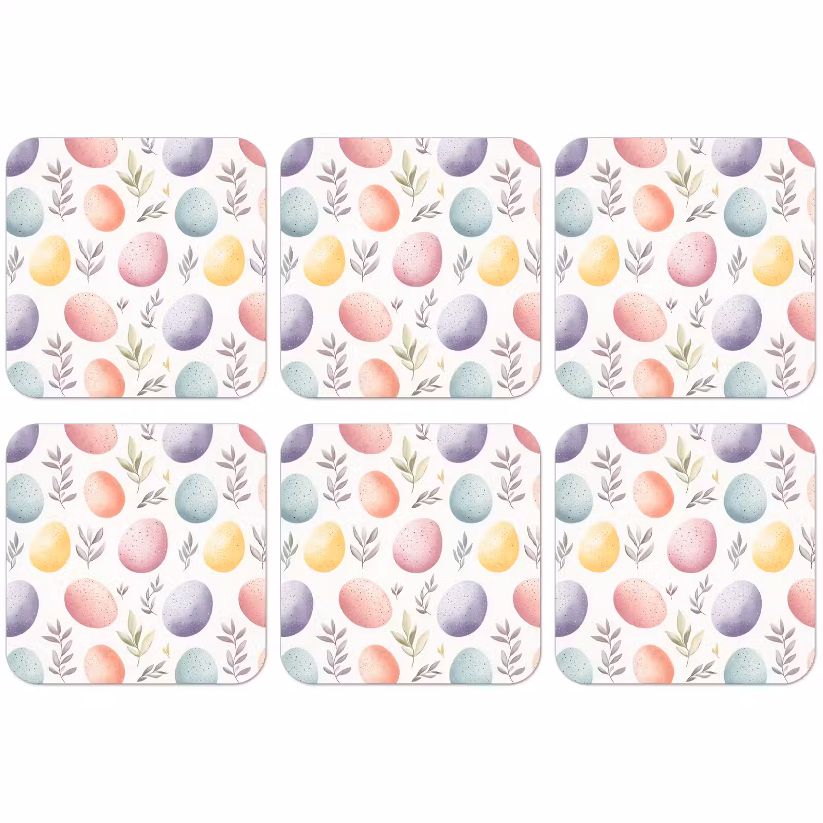 Untersetzer​ - Eier - Bunt - Muster — 1