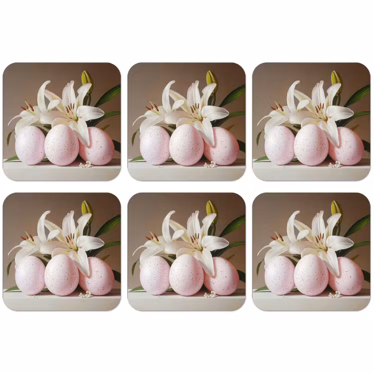 Untersetzer​ - Lilien - Eier - Ostern — 1