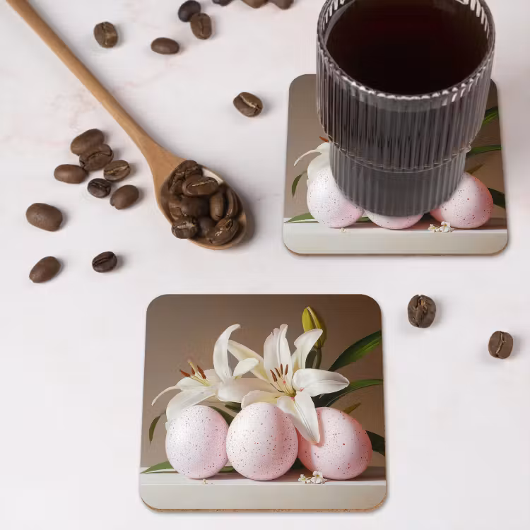 Untersetzer​ - Lilien - Eier - Ostern — 4