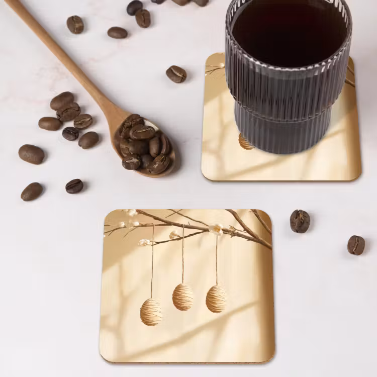 Untersetzer​ - Beige - Osterkuchen - Eier — 4