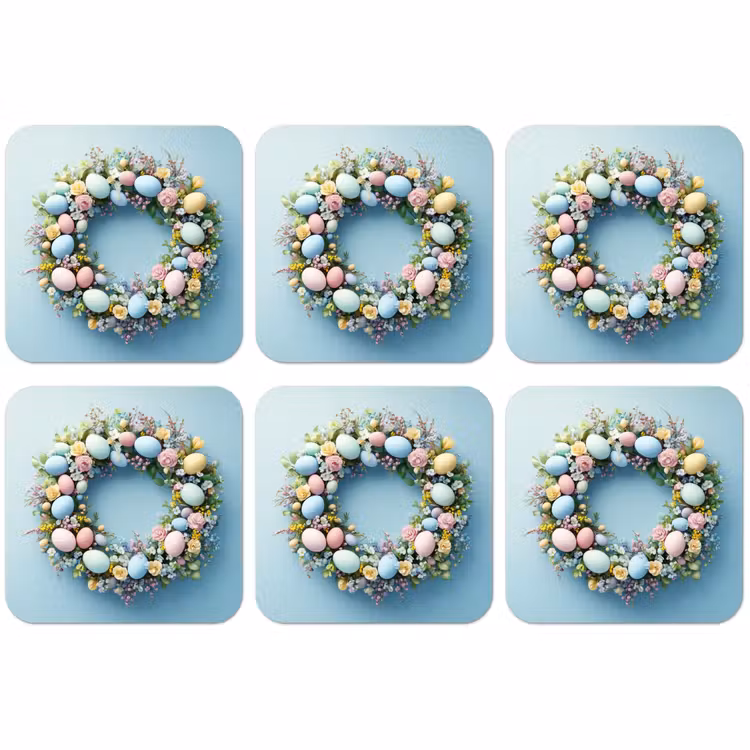 Untersetzer​ - Kranz - Eier - Blumen — 1