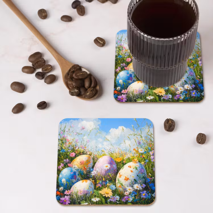 Untersetzer​ - Rasen - Eier - Blumen — 4
