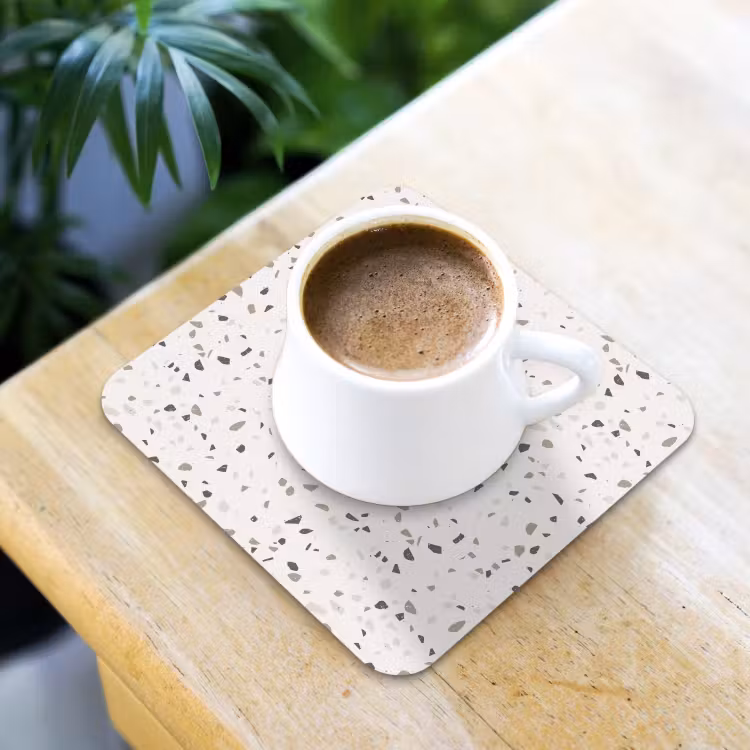 Untersetzer​ - Terrazzo - Muster - Creme — 3