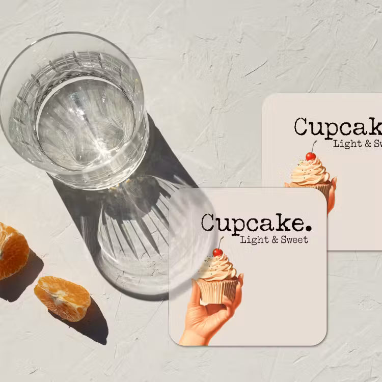 Untersetzer - Cupcake - Süß - Kirsche — 2