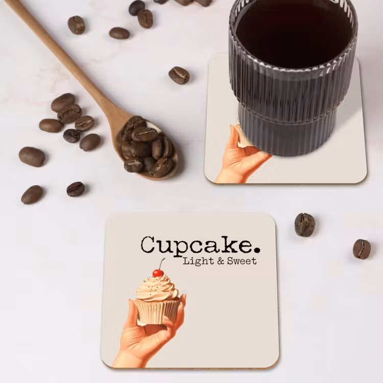 Untersetzer - Cupcake - Süß - Kirsche — 4