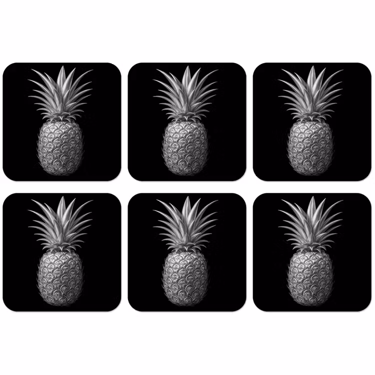 Untersetzer - Ananas - Detailliert - Blätter — 1