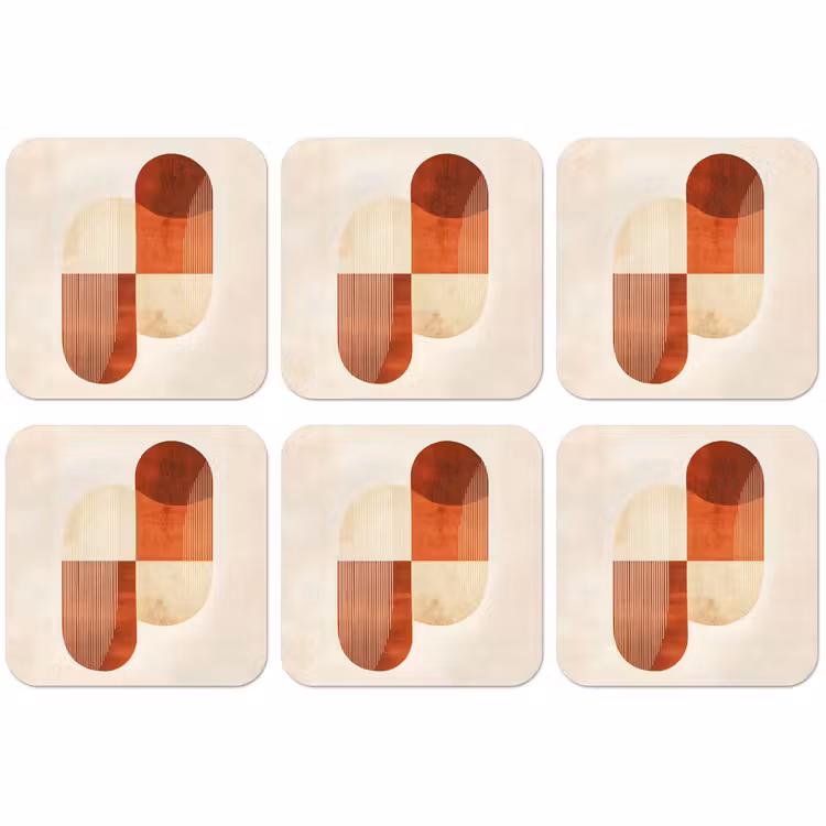 Untersetzer​ - Bögen - Beige - Formen — 1