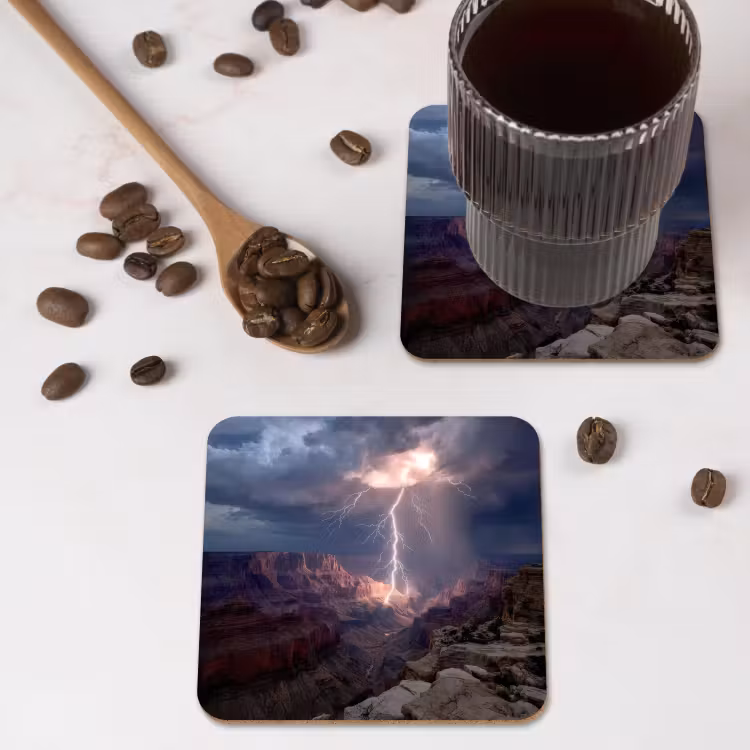 Untersetzer​ - Blitze - Wolken - Schlucht — 4