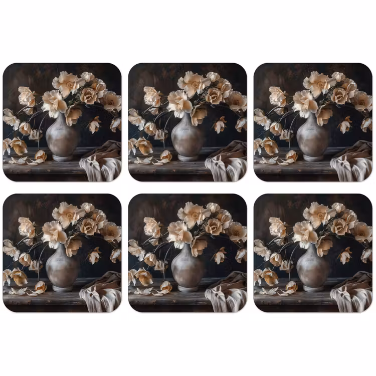 Untersetzer​ - Blumen - Vase - Kunst - Stilleben — 1