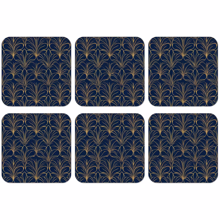 Untersetzer​ - Deco - Ventilator - Blau — 1