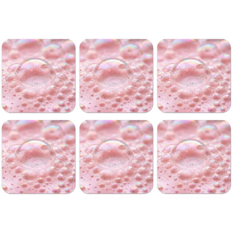Untersetzer​ - Schaumstoff - Textur - Rosa — 1