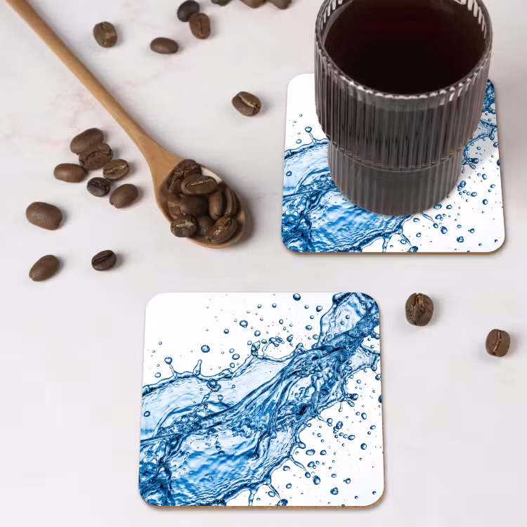 Untersetzer​ - Spash - Wasser - Blau — 4