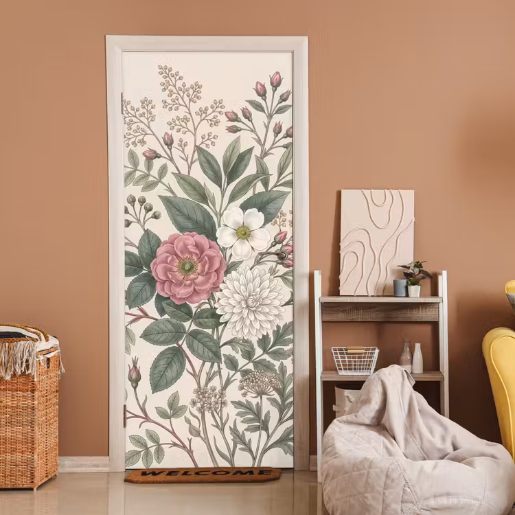 Türtapete - Romantisch - Design - Farbenfroh — 2