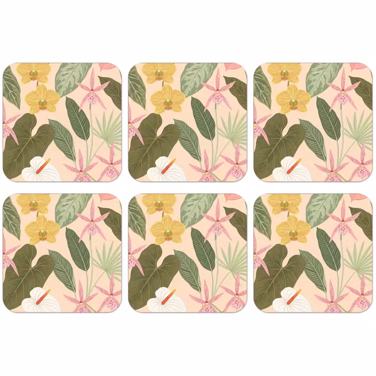 Untersetzer​ - Muster - Blumen - Farbenfroh — 1