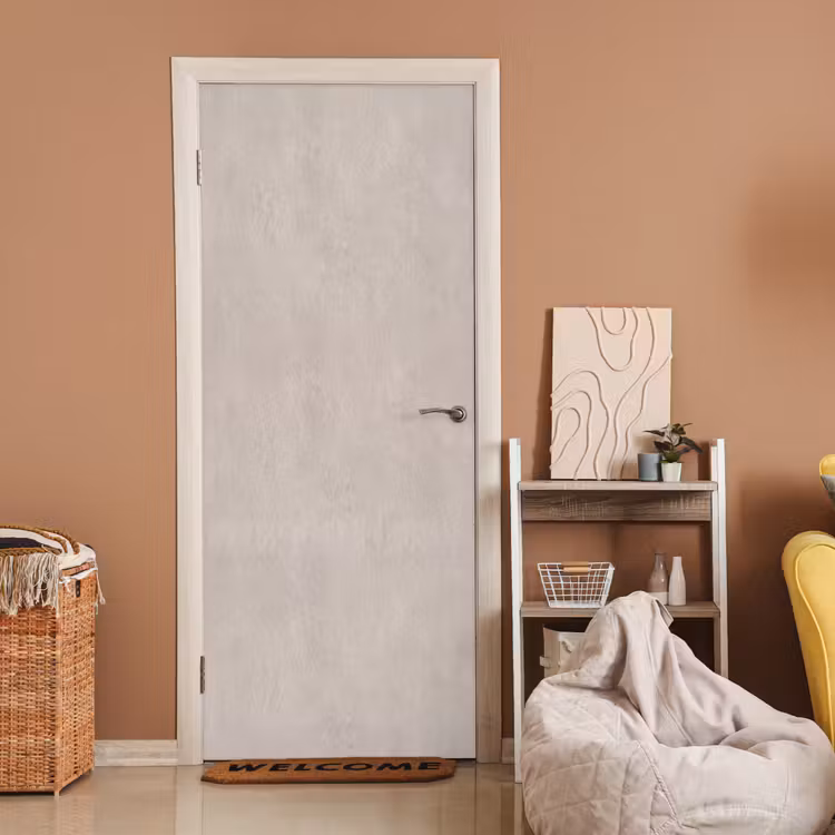 Türtapete - Textur – Einfarbig – Abstrakt – Beige — 2