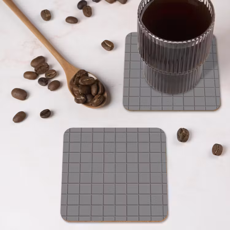 Untersetzer​ - Modern - Muster - Grau — 4