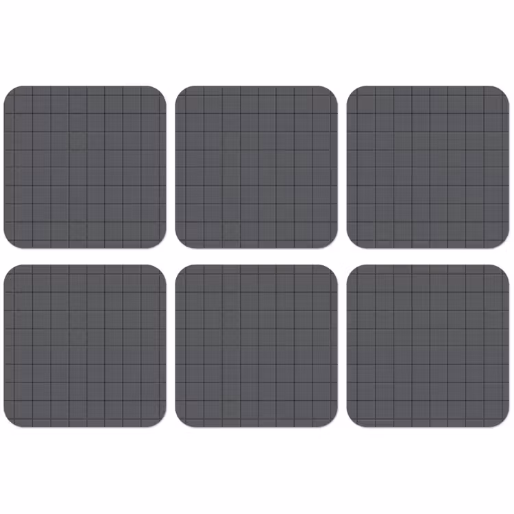 Untersetzer​ - Muster - Fliese - Graphit - Grau — 1