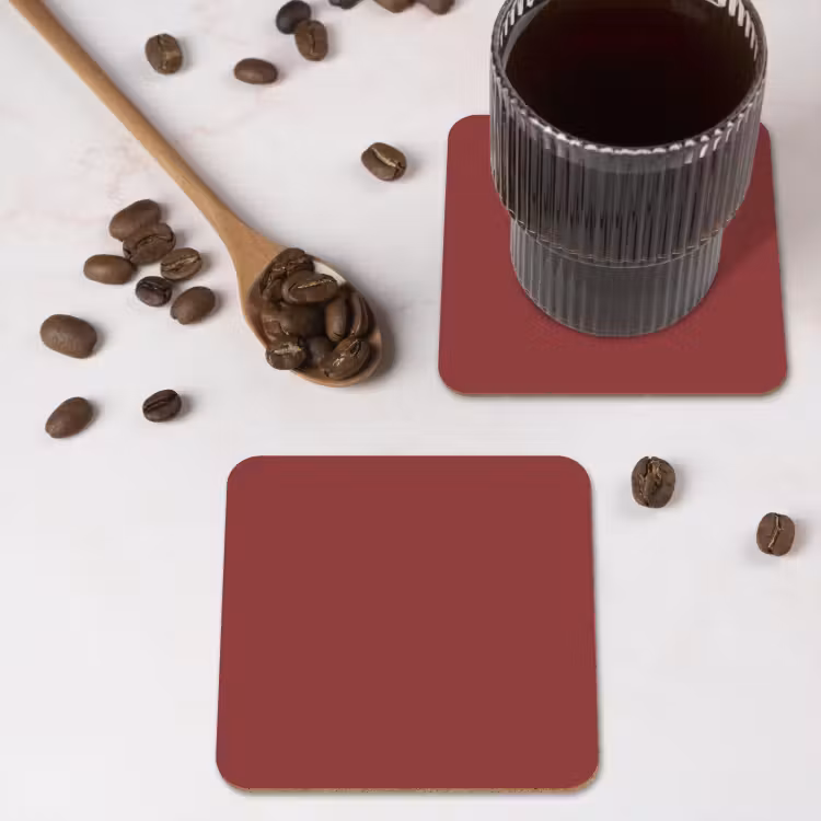 Untersetzer - Scheune – Antik – Rot — 4