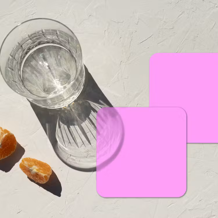 Untersetzer - Soft – Lavendel – Rosa — 2