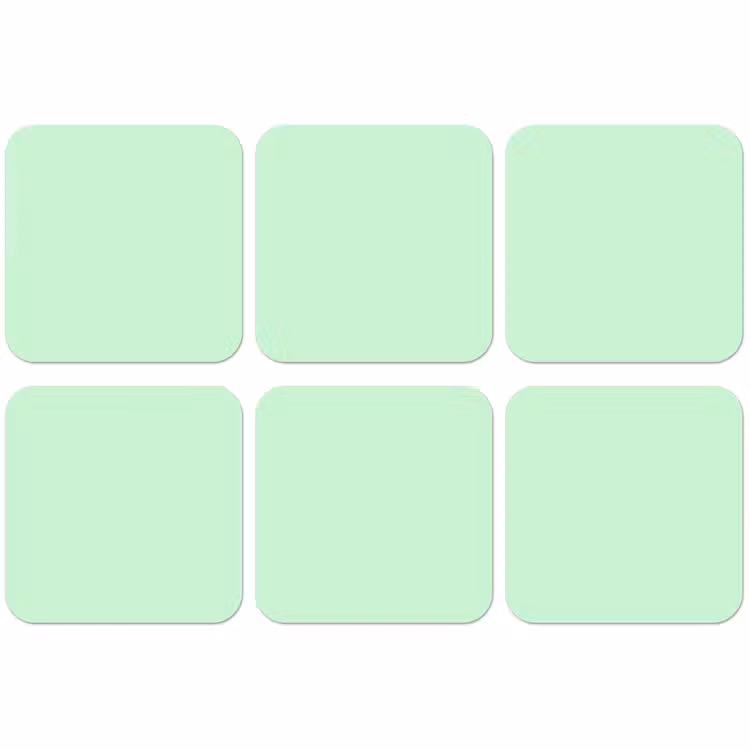 Untersetzer - Blass – Mint – Grün — 1