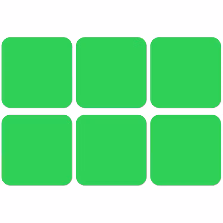 Untersetzer - Mint – Grün – Grün — 1