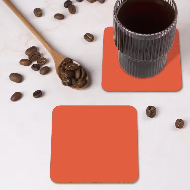 Untersetzer - Rustikal – Ton – Orange — 4