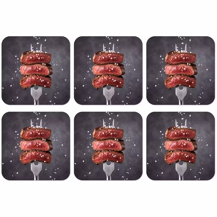 Untersetzer​ - Essen – Fleisch – Salz — 1