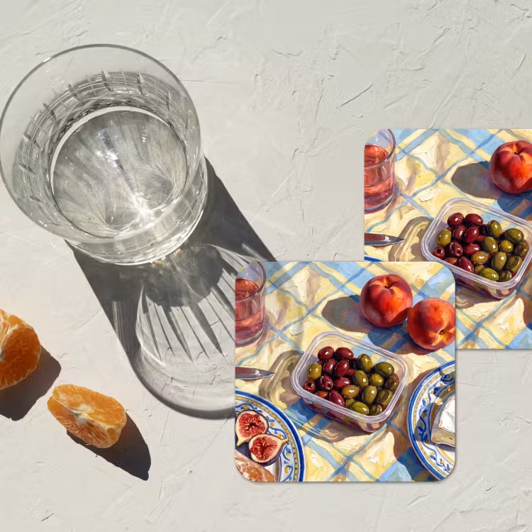 Untersetzer​ - Essen – Picknick – Sommer — 2
