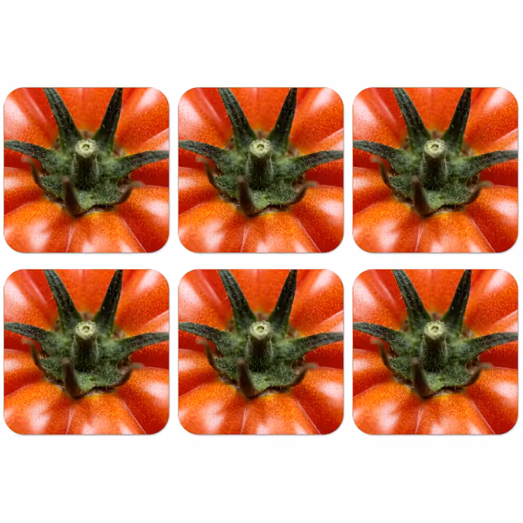 Untersetzer - Essen – Tomate – Rot — 1