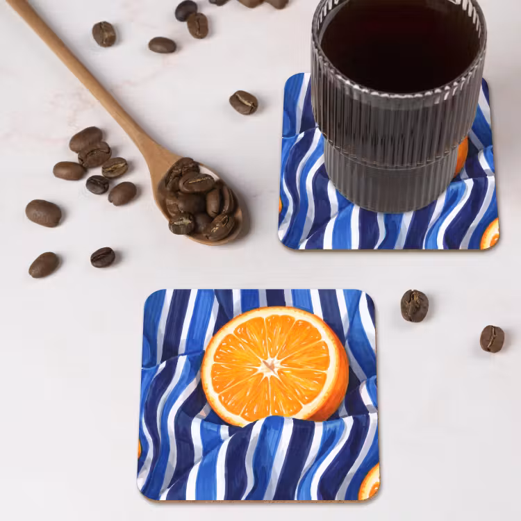 Untersetzer - Essen – Obst – Orange — 4