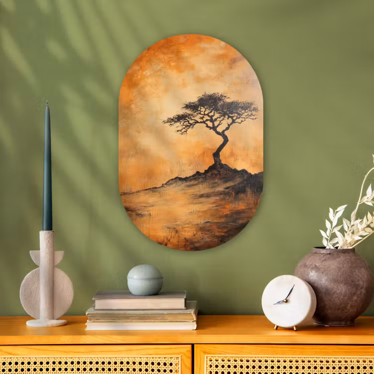 Forexbild Oval - Baum - Landschaft - Orange — 3