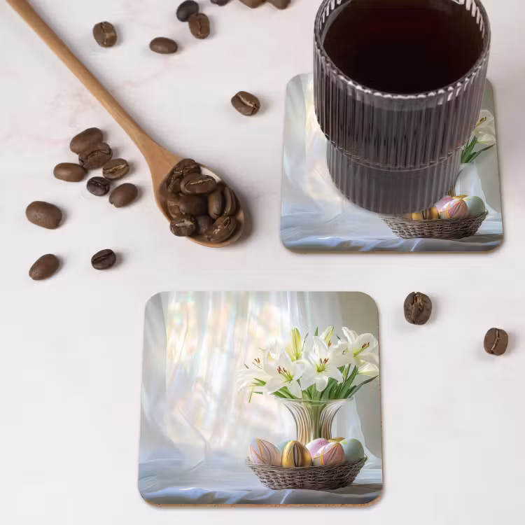 Untersetzer​ - Vase - Eier - Blumen — 4